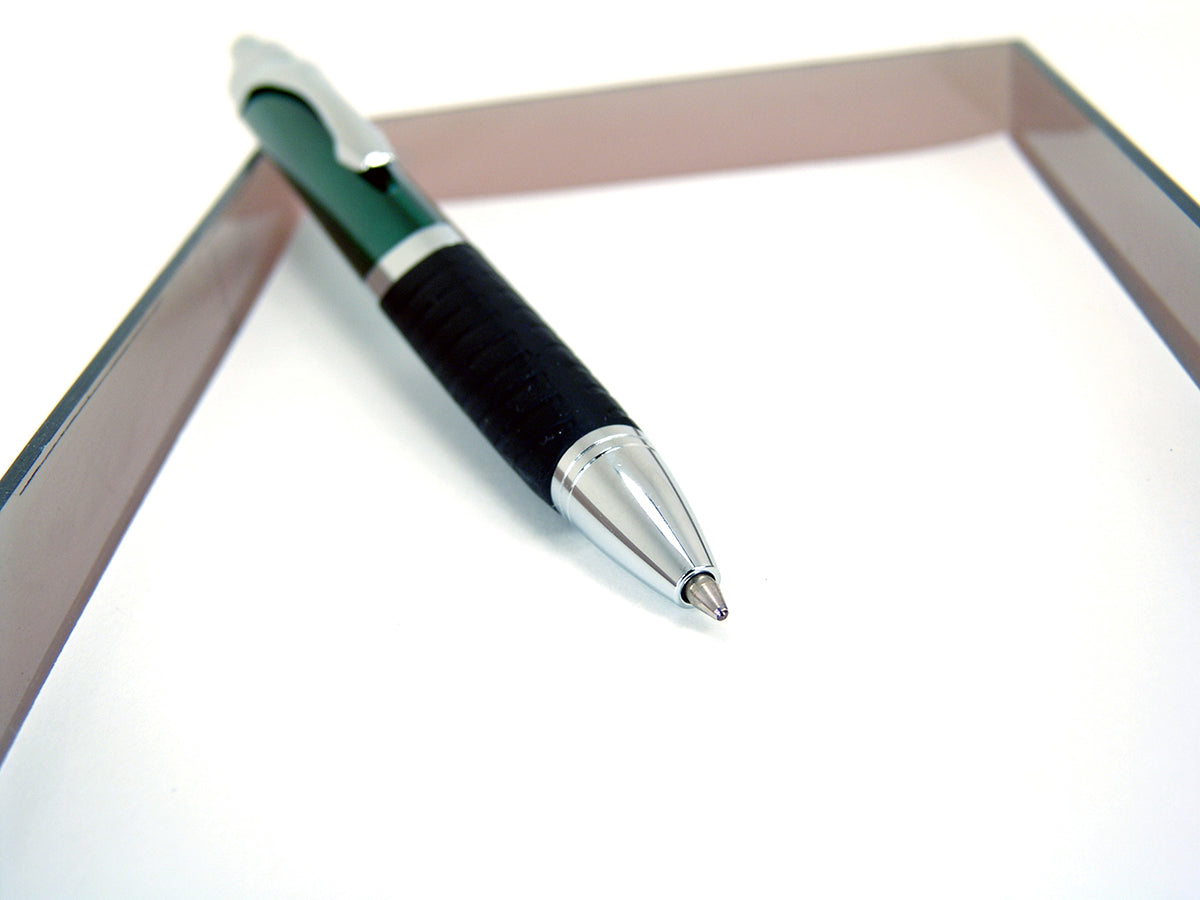 Free Close-Up of Pen on Handwritten Budget Sheet Stock Photography