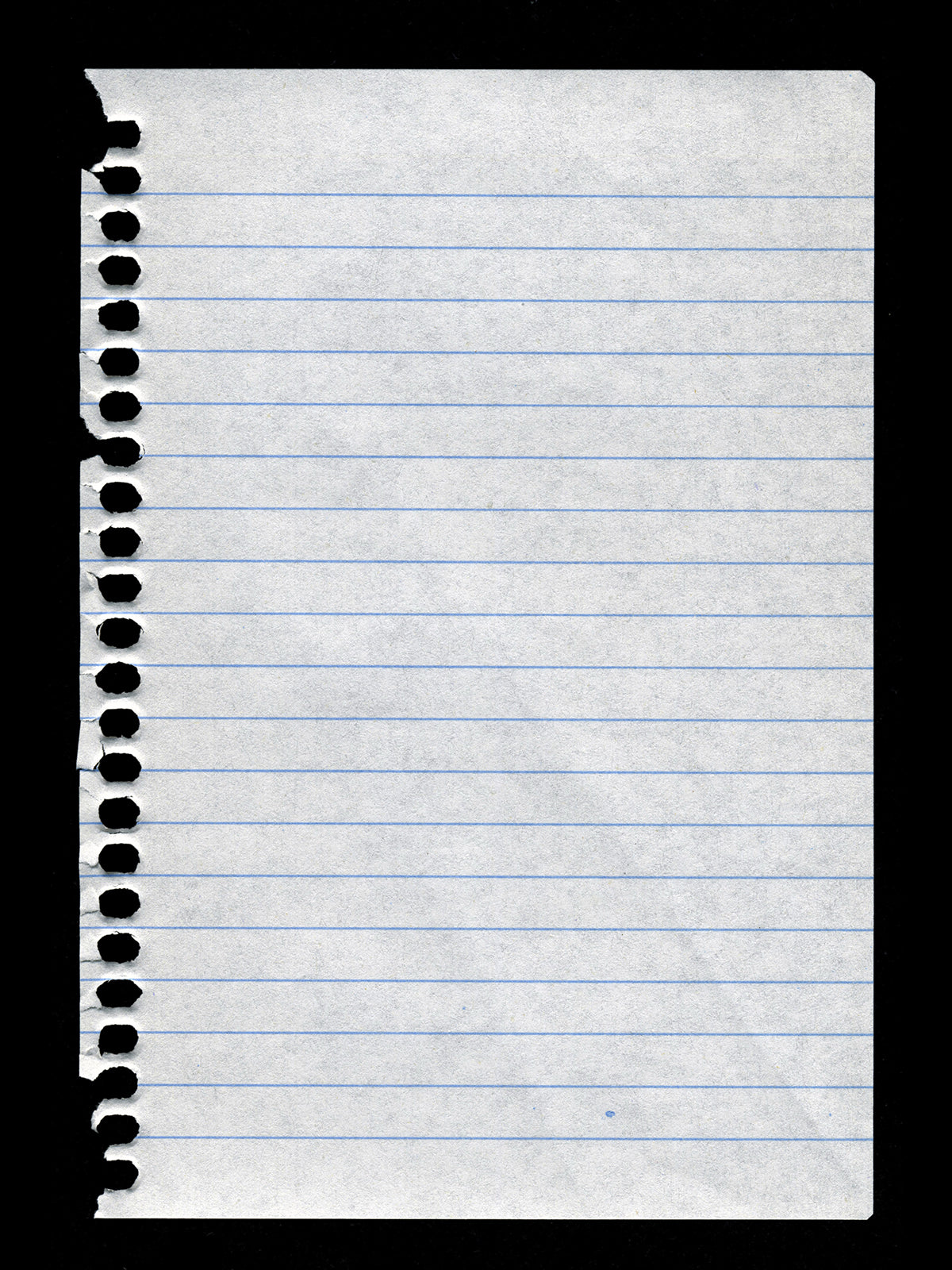 Free Torn Notebook Page Stock Photography