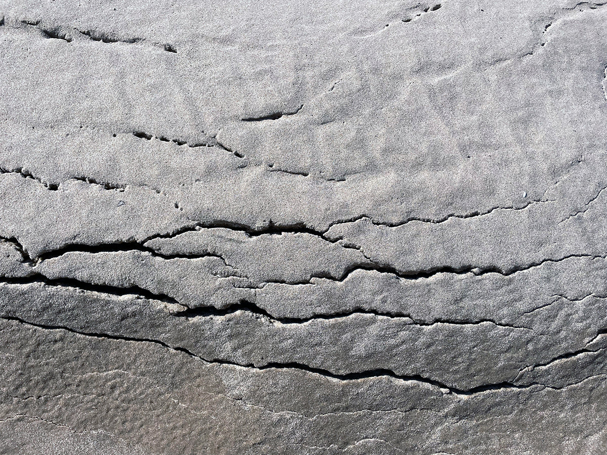 Free Cracked Sand Surface Texture Stock Photography