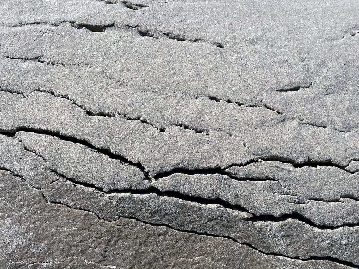 Free Dry Cracked Sand Layers Stock Photography