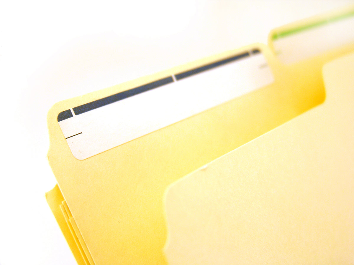 Free Multiple File Folder Tabs Stock Photography