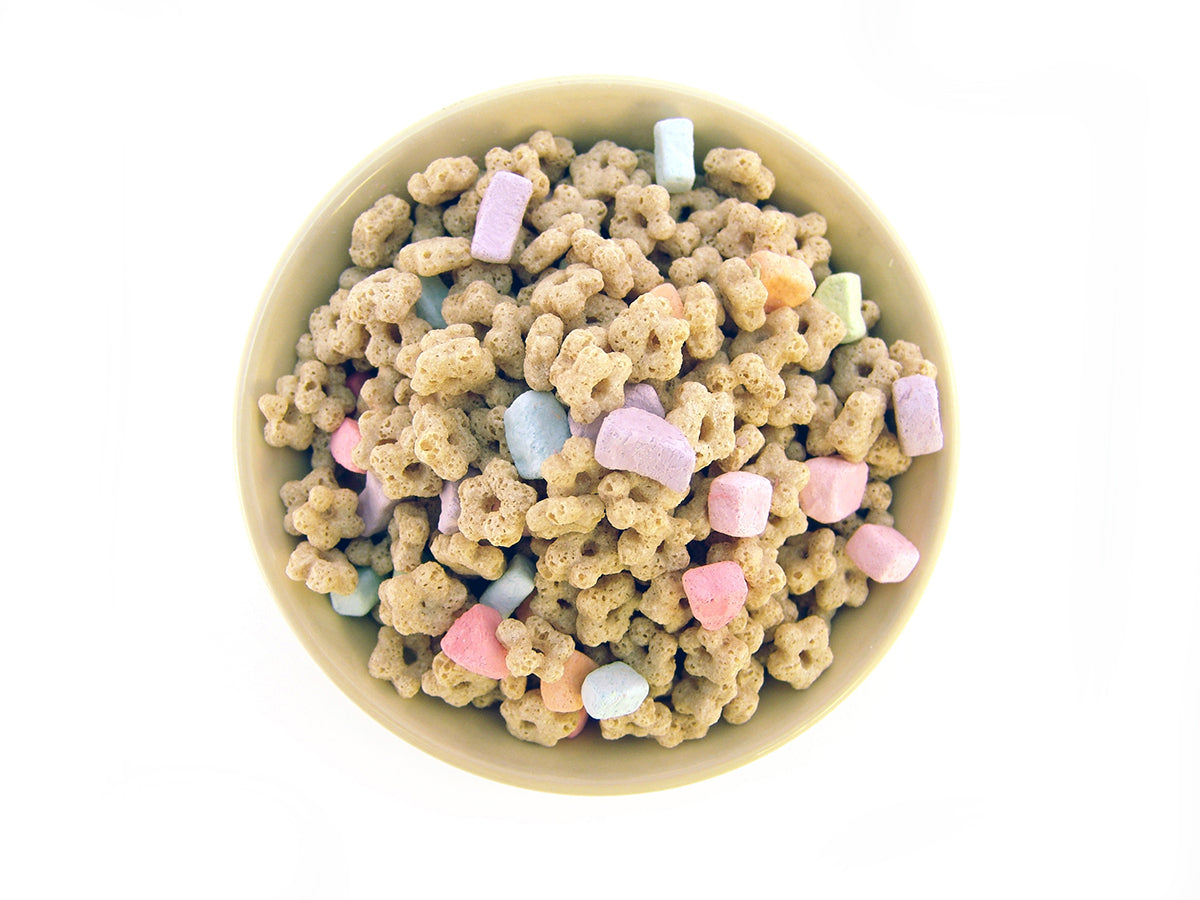 Free Cereal with Marshmallows in Bowl Stock Photography