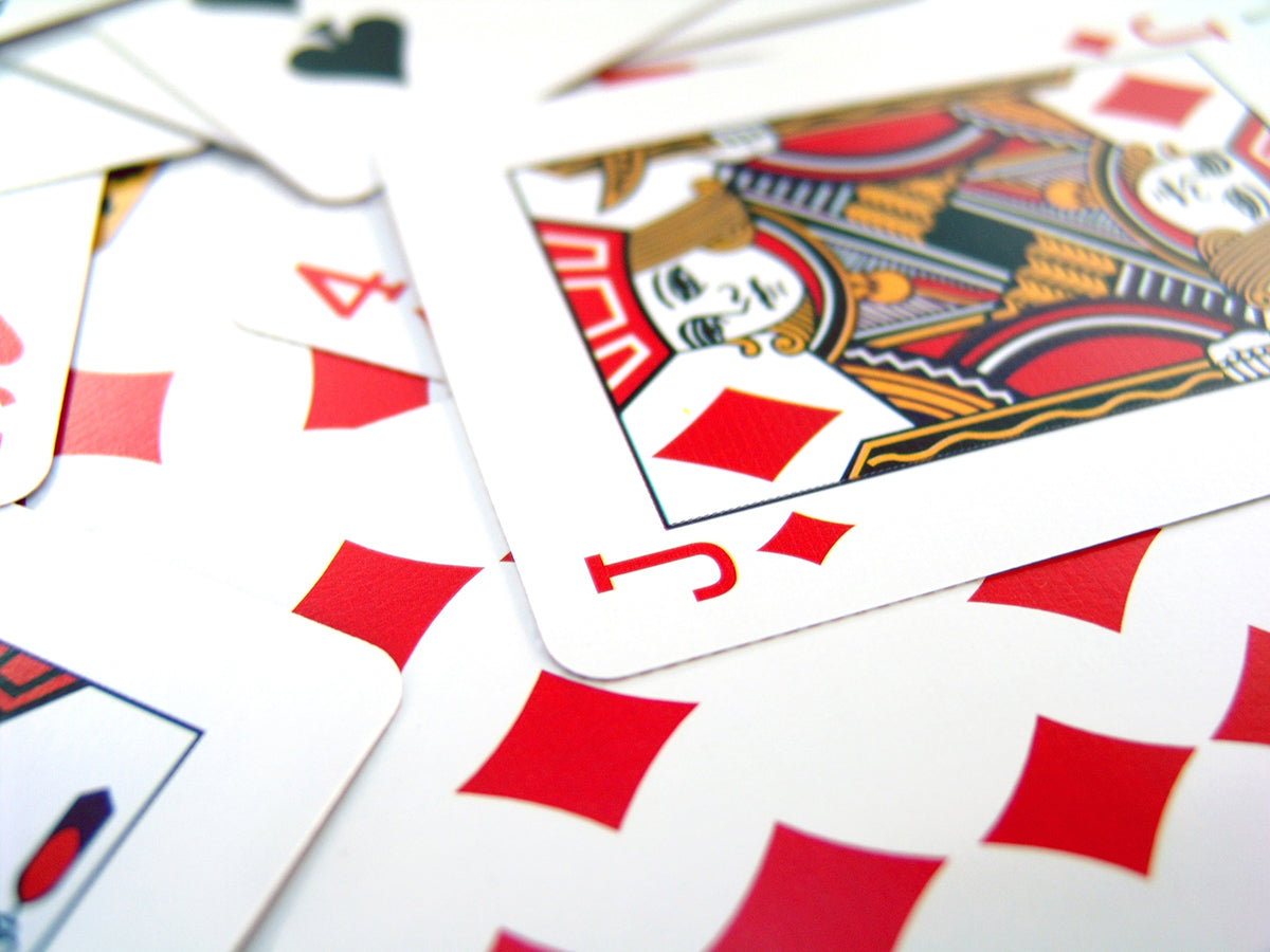 Free Jack of Diamonds Playing Card Close-Up Stock Photography