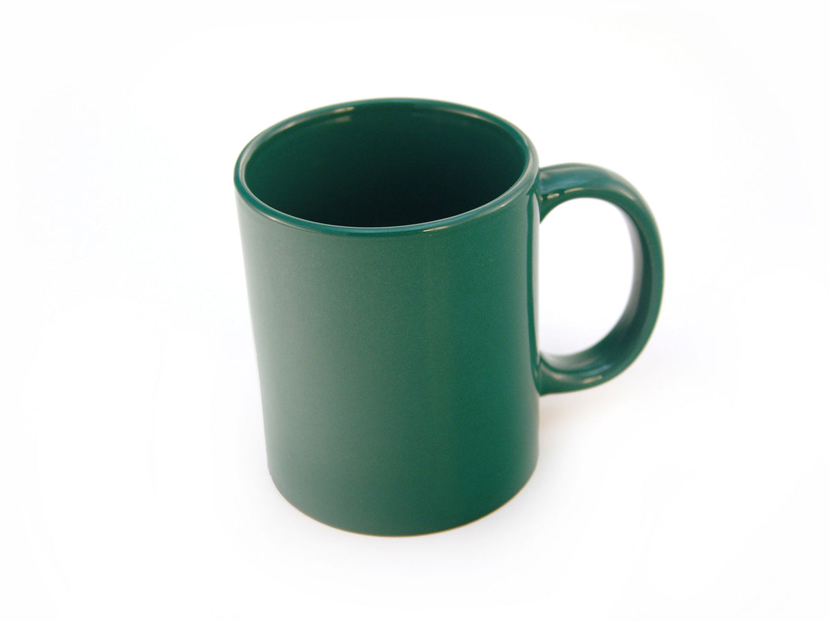 Free Green Coffee Mug Isolated on White Stock Photography
