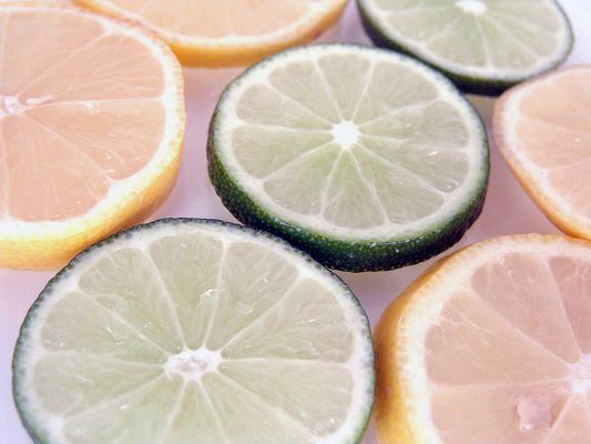 Free Lemon and Lime Slices Close-Up Stock Photography