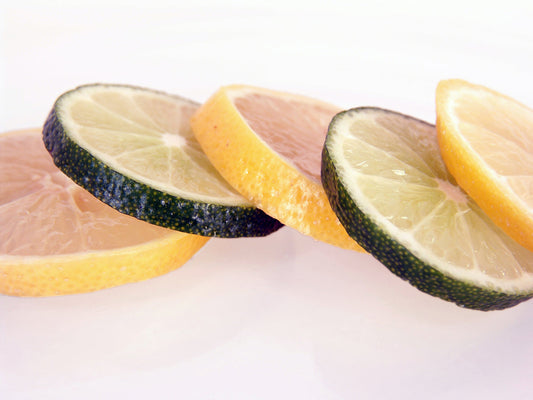 Free Stacked Lemon and Lime Slices Stock Photography