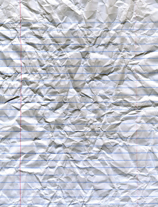 Free Crumpled Notebook Paper Stock Photography