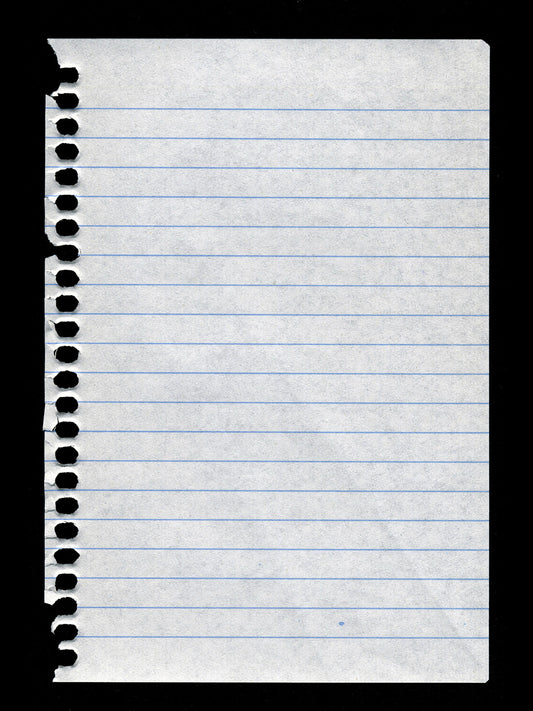 Free Torn Notebook Page Stock Photography