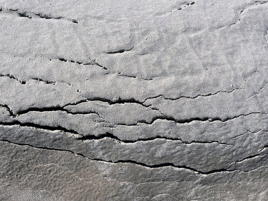 Free Cracked Sand Surface Texture Stock Photography