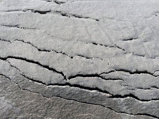 Free Dry Cracked Sand Layers Stock Photography