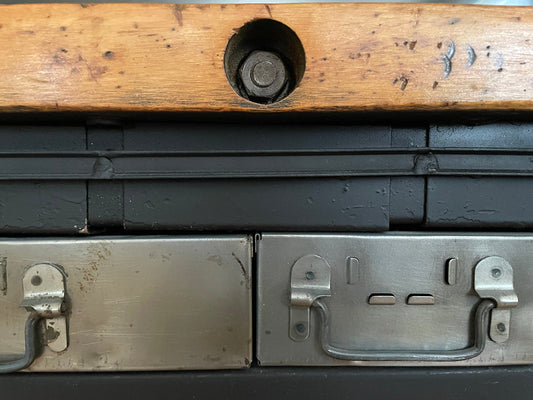 Free Metal Drawer Handle Under Workbench Stock Photography