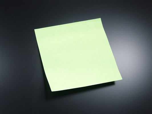 Free Green Sticky Note Stock Photography