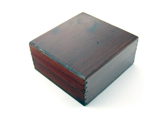 Free Closed Vintage Wooden Box Stock Photography