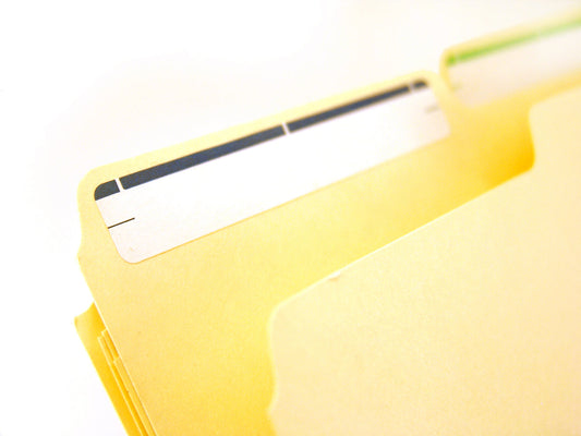 Free Multiple File Folder Tabs Stock Photography