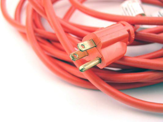Free Red Extension Cord Plug Close-Up Stock Photography