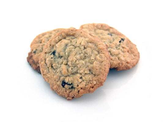 Free Three Oatmeal Cookies Stock Photography