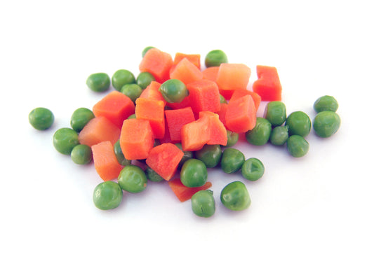 Free Peas and Carrots Mix Stock Photography