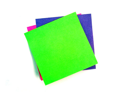 Free Stack of Neon Sticky Notes Stock Photography