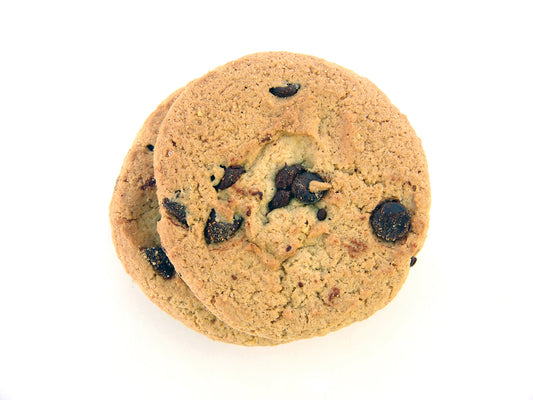 Free Top View of Chocolate Chip Cookies Stock Photography