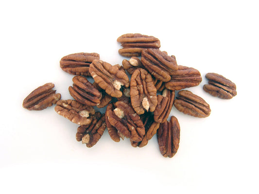 Free Pile of Pecans on White Background Stock Photography