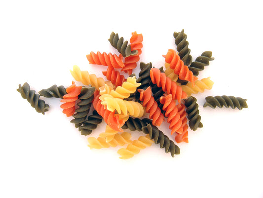 Free Tri-Color Rotini Pasta Stock Photography