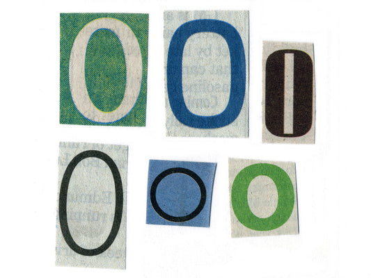 Free Cut-Out Letter O Variations Stock Photography