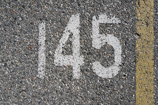 Free Parking Spot Number 145 Stock Photography