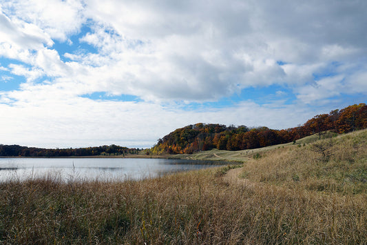 Free Autumn Landscape by a Lake Stock Photography