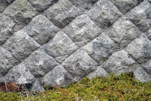 Free Stone Texture with Moss Stock Photography