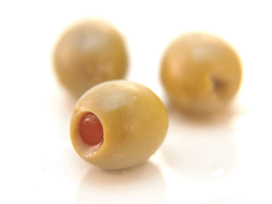 Free Close-Up of Stuffed Green Olives Stock Photography