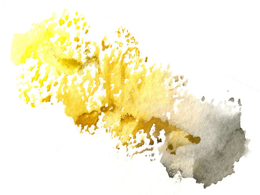 Free Yellow Watercolor Texture Stock Photography