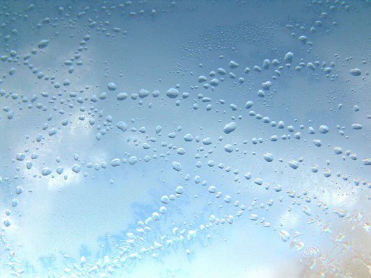Free Condensation on Glass Surface Stock Photography