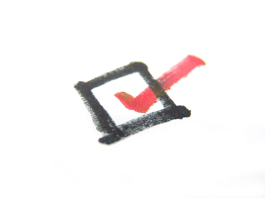 Free Red Checkmark Inside a Box Stock Photography