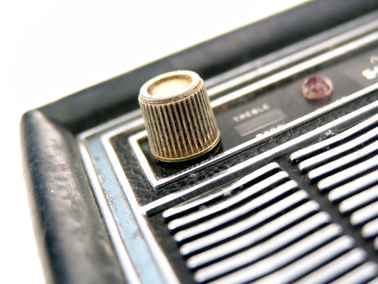 Free Side View of Vintage Radio Stock Photography