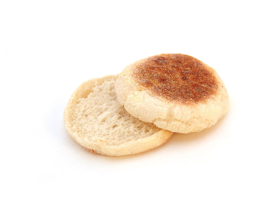 Free Toasted English Muffin Halves Stock Photography