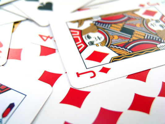 Free Close-Up of Playing Cards Stock Photography