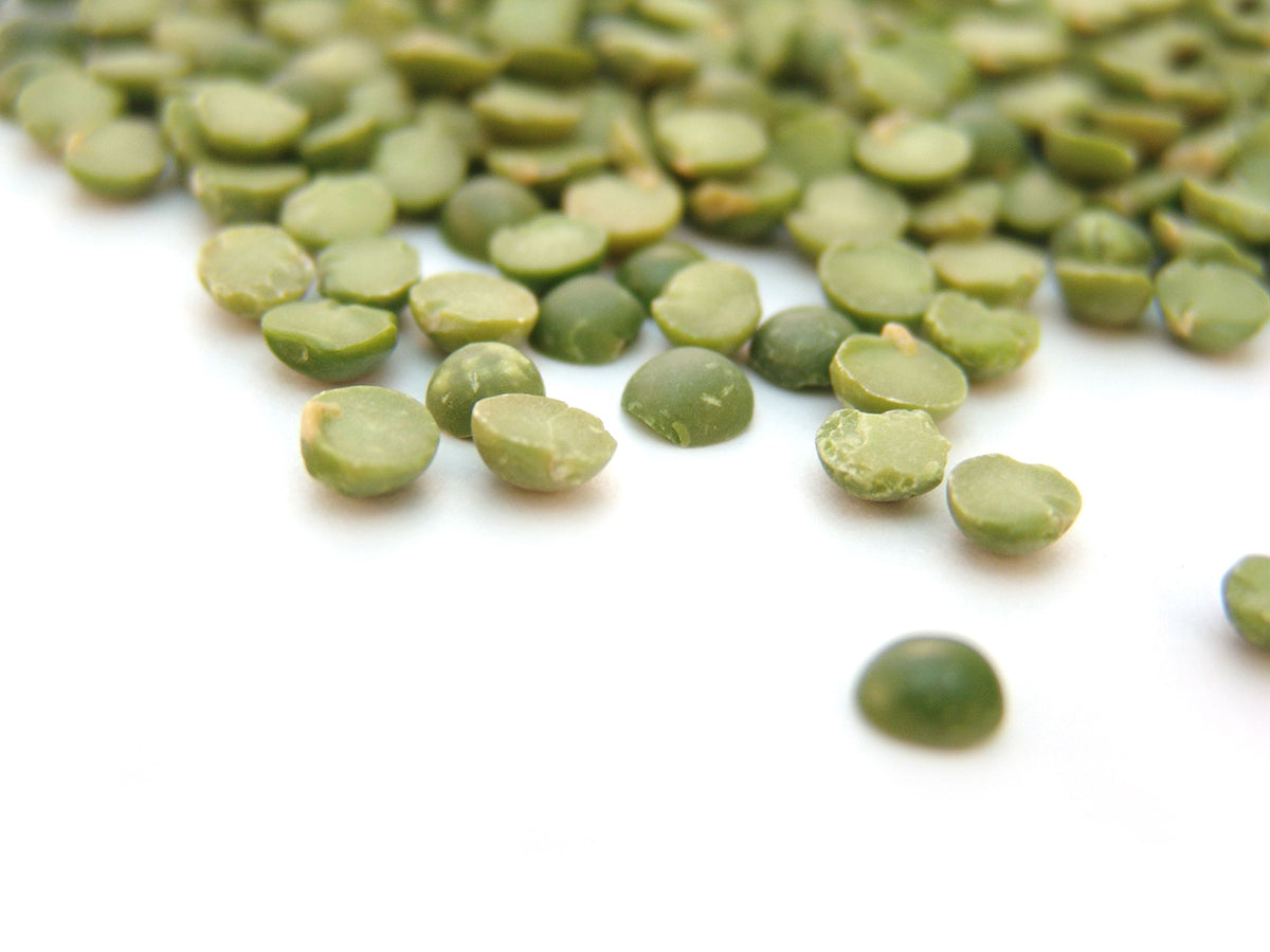 Free Close-Up of Green Split Peas Stock Photography
