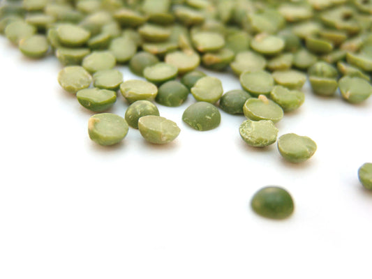 Free Close-Up of Green Split Peas Stock Photography