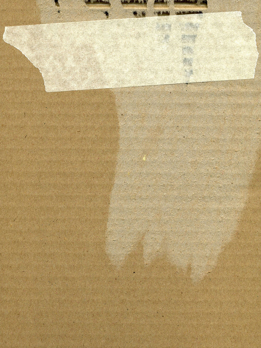 Free Ripped Tape and Cardboard Box Texture Stock Photography