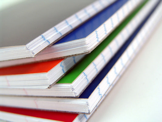 Free Stack of Lined Notebooks Stock Photography
