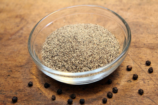 Free Ground Black Pepper in Bowl Stock Photography