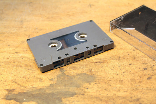 Free Vintage Audio Cassette on Wood Stock Photography