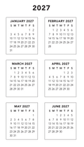 Mini Calendar